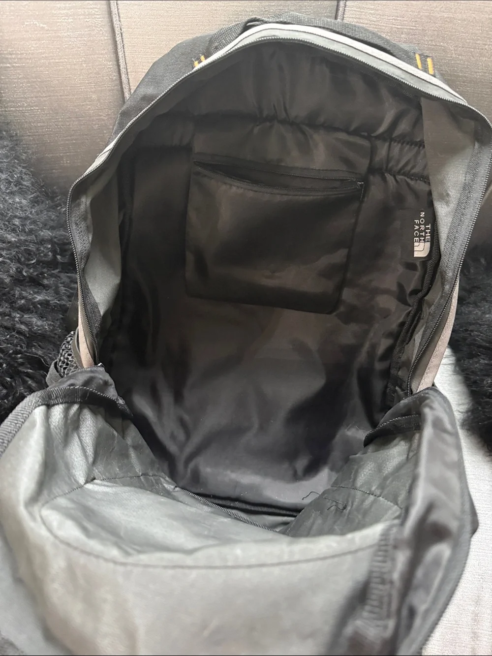 The North Face Orange & Black Backpack - Durable Everyday Pack